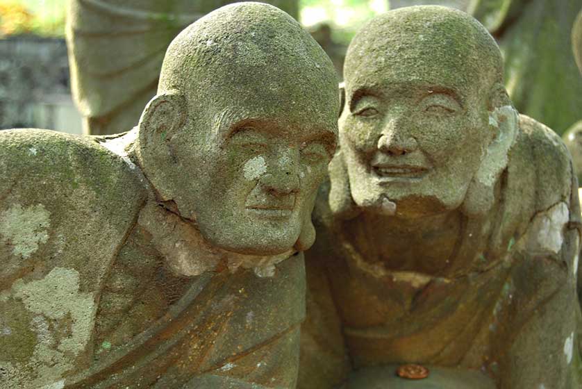 Statue of a rakan, Kita-in Temple, Kawagoe, Saitama, Japan.