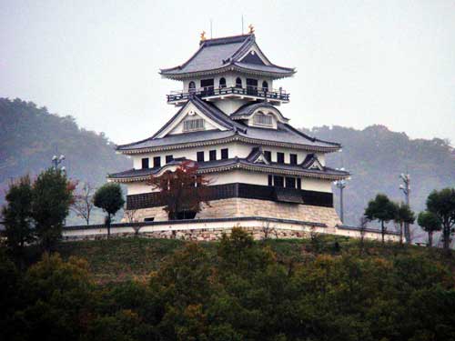 Kawahara Castle, Tottori, Tottori Prefecture.