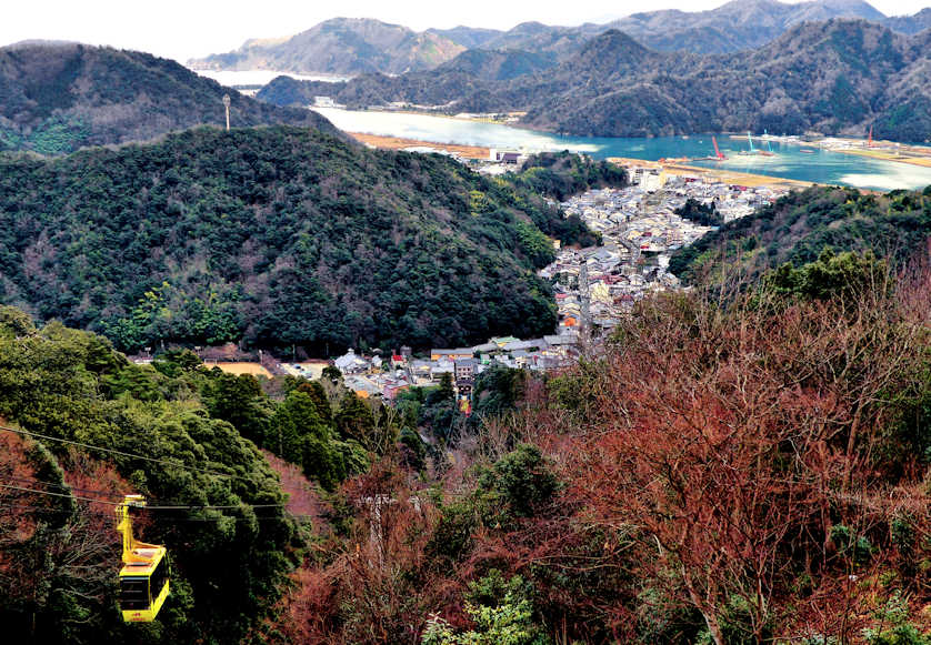 Expansive views from the Kinosaki Ropeway, Kinosaki Onsen.