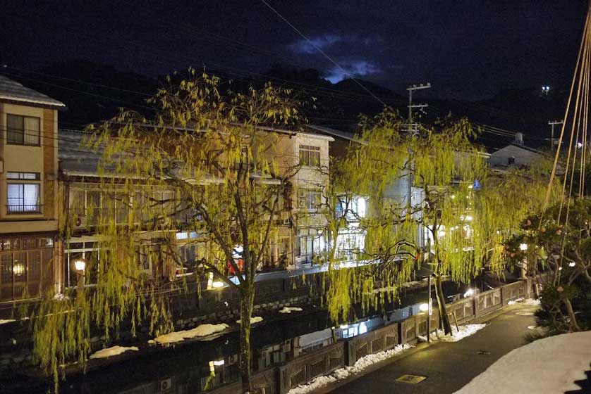 Night view, Kinosaki Onsen, Hyogo, Japan.