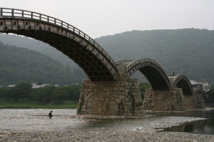 Kintai Bridge, Yamaguchi prefecture, Japan.