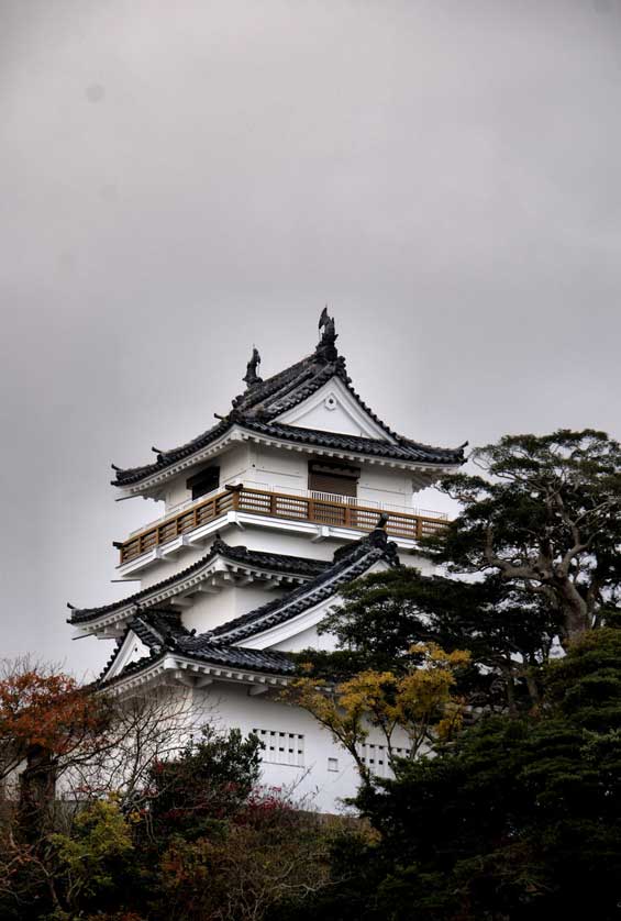 Kitsuki Castle concrete keep, Japan.