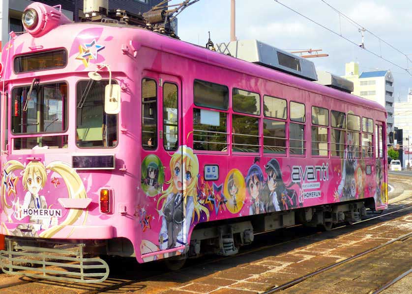 Koichi Tram, Kochi, Shikoku, Japan.