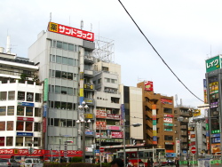 Around Koenji Station.