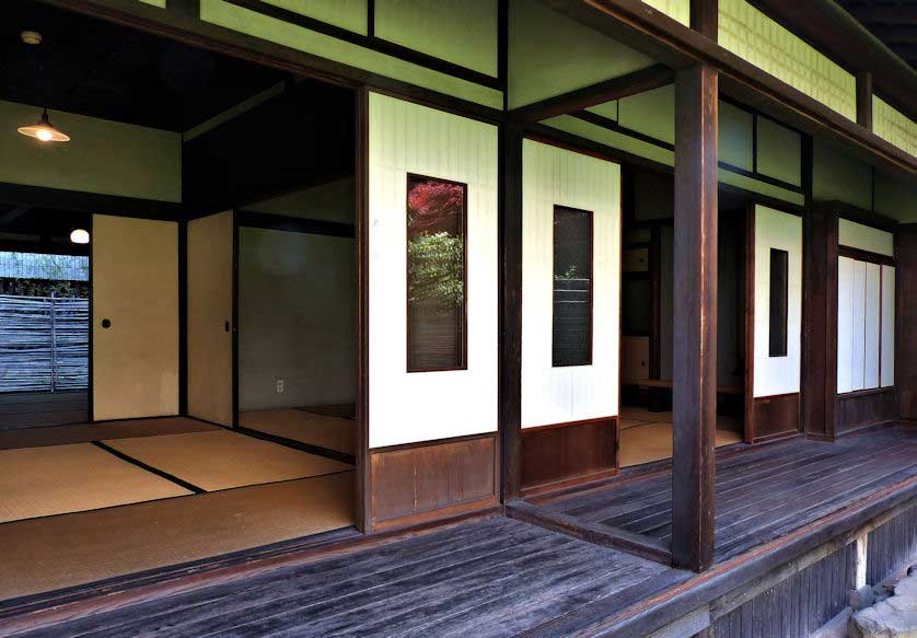 The exterior of writer Mori Ogai's former home in Kokura.