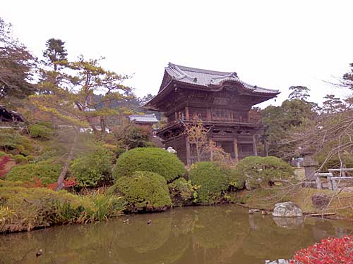 Gate of Shoden-in Temple, Saitama, Japan.
