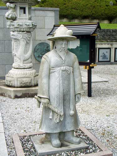 Another ancient Goguryeo aristocrat at Shoden-in Temple, Saitama.