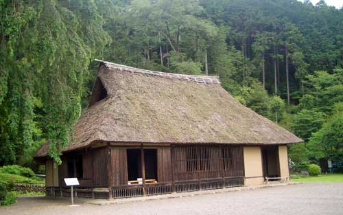 Koma Shrine replica of a Goguryeo-style dwelling, Saitama, Japan.