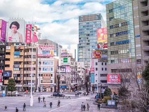 Konan Plaza, Shinagawa Station, Tokyo, Japan.