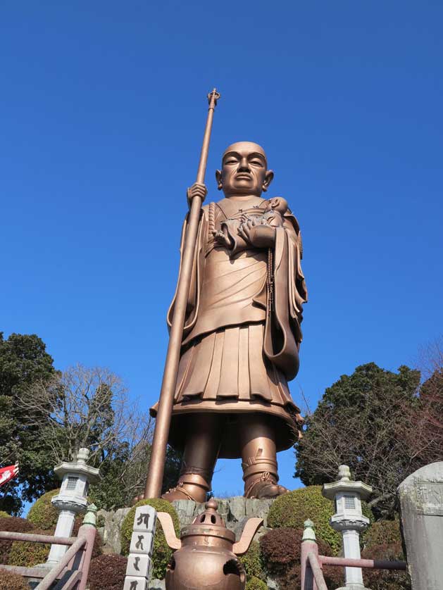 Statue of Kobo Daishi, Kongoji Temple, Gamagori, Aichi.