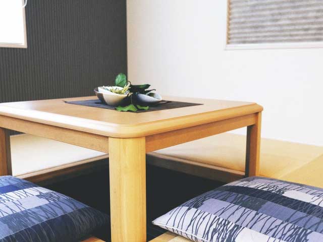 Kotatsu heater.