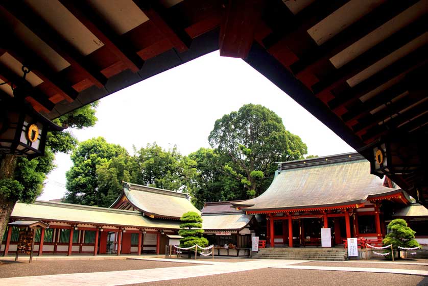 Fujisaki Hachimangu Shrine Kumamoto Kyushu Japan.