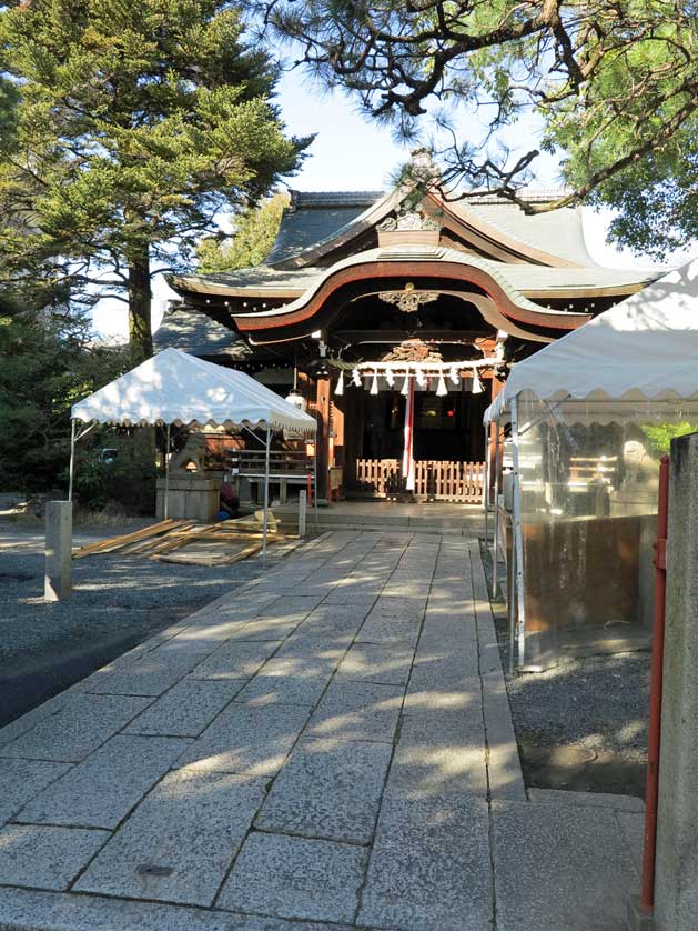 Main Hall or Honden, Kumano Jinja, Kyoto