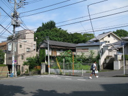 The top of Kurayamizaka Slope, Moto-Azabu, Minato ward, Tokyo.