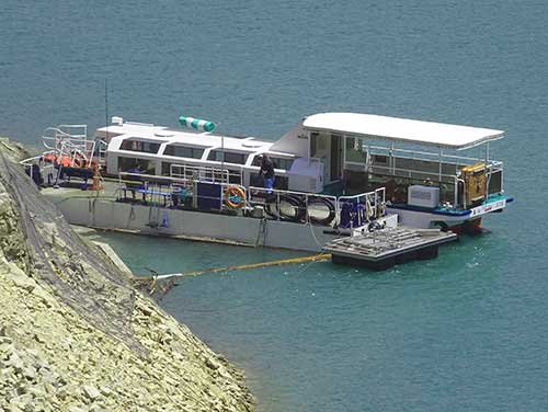 Kurobe Dam Pleasure Boat.