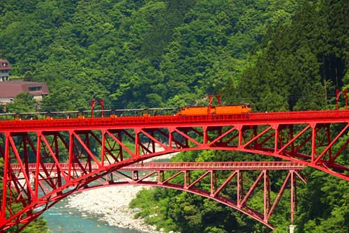 Kurobe Gorge Railway.