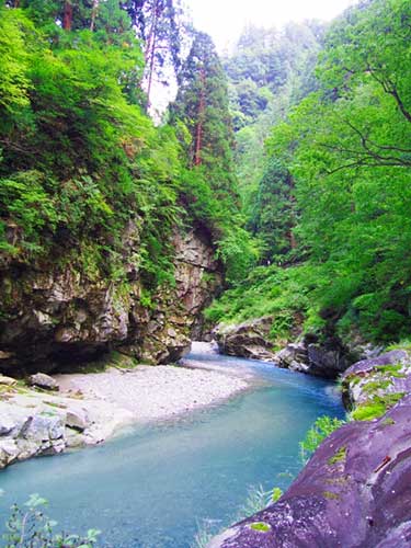 Kurobe Gorge, Toyama Prefecture.