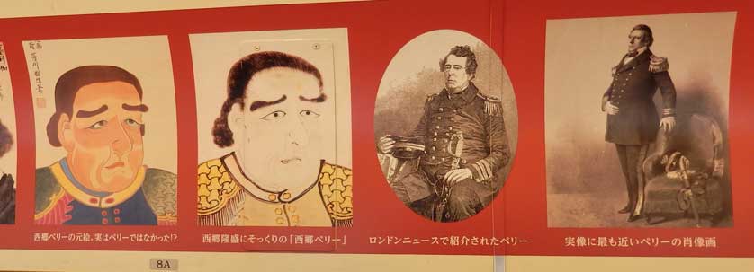 Contemporary images of Commodore Perry.