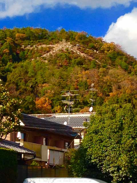 Hiking Daimonjiyama in Kyoto.