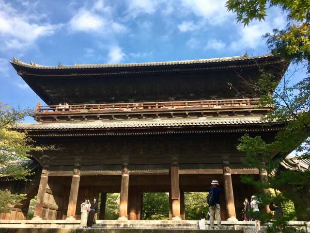 Nanzenji main gate.