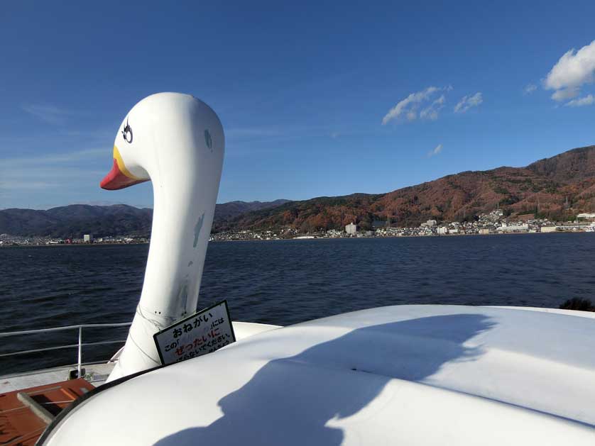 Suwa Lake, Nagano Prefecture, Japan.