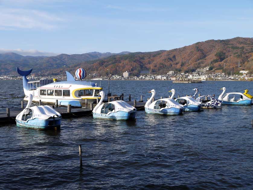 Suwa Lake, Nagano Prefecture, Japan.