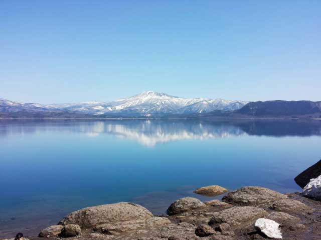Lake Tazawa, Akita Prefecture.