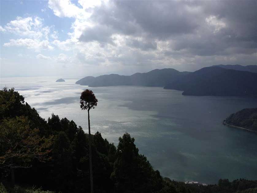 View of Lake Biwa, Japan.