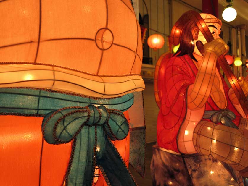 Minato-koen, Nagasaki Lantern Festival, Kyushu, Japan.