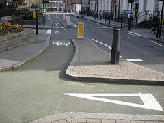 Bike lane in London