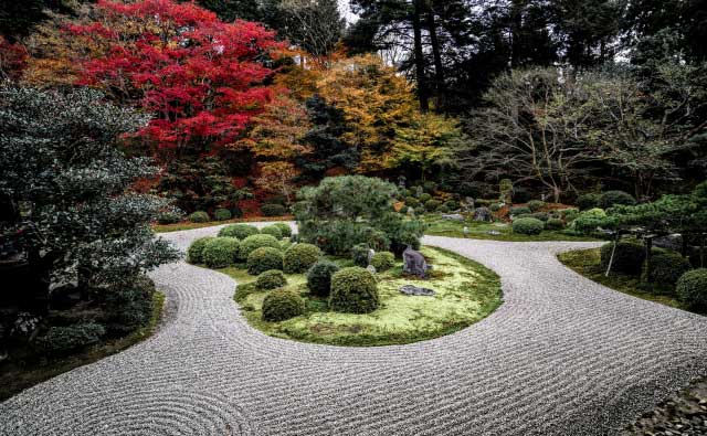 Manshuin Temple, Kyoto, Japan.