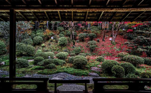 Manshuin Temple, Kyoto, Japan.
