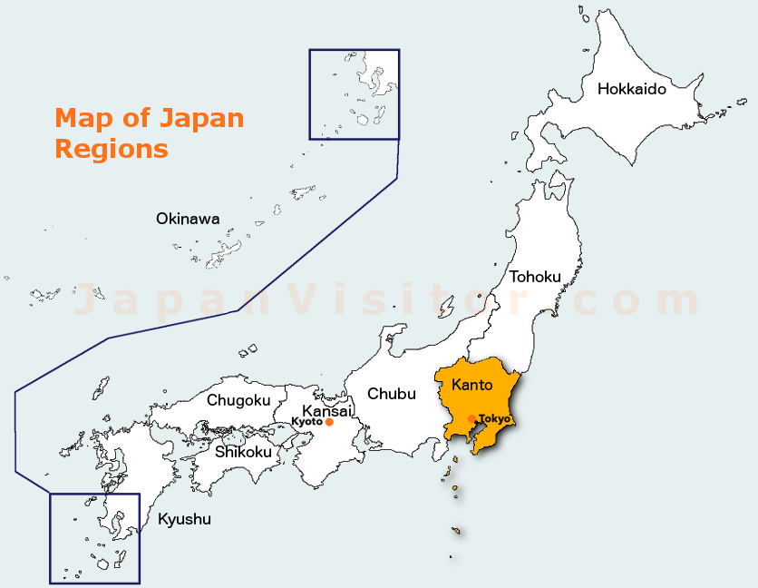Kanto map.
