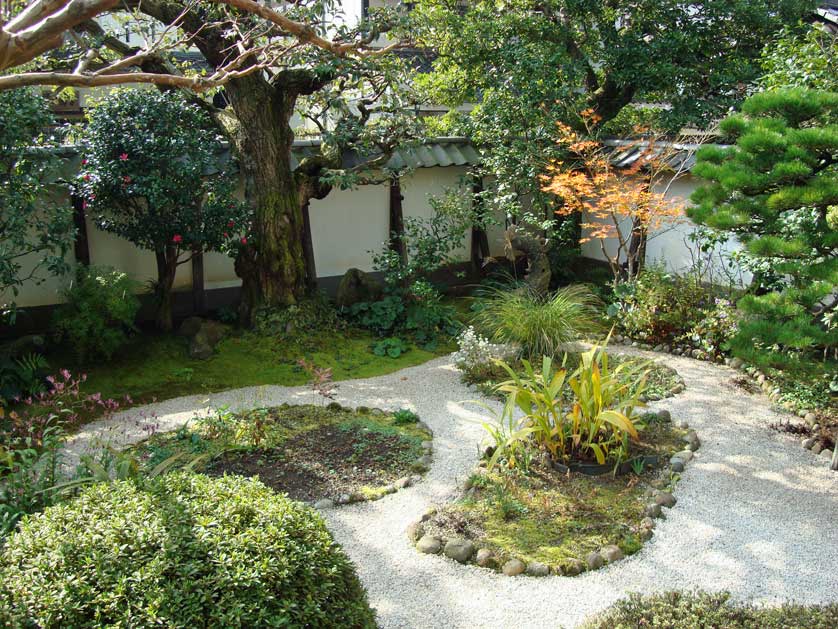 Garden of Lafcadio Hearn Old Residence, Matsue, Shimane Prefecture.