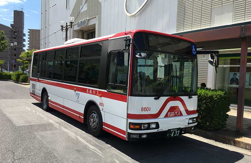 Meitetsu Bus, Akaike Station, Tsurumai Line, Nagoya.