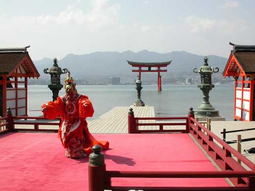 Itsukushima Shinto Shrine.