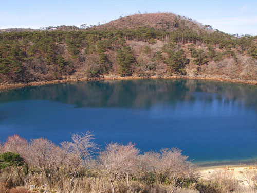 Fudo-ike, Miyazaki Prefecture, Kyushu, Japan.