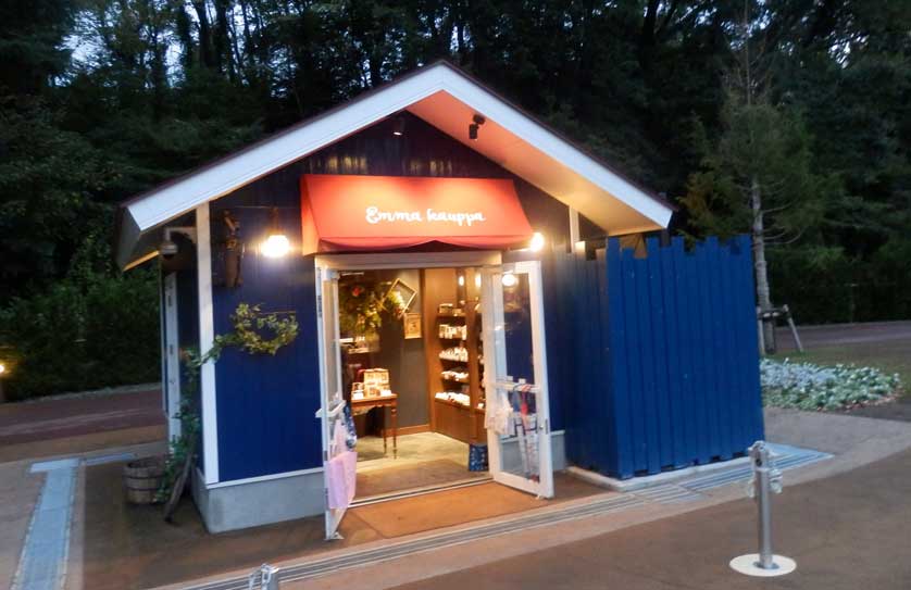 Souvenir shop at Moomin Valley Park, Hanno, Saitama Prefecture.