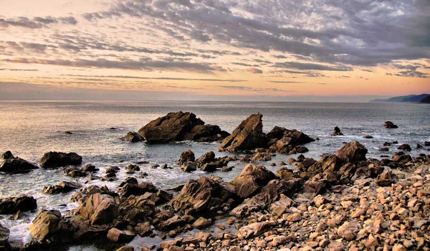 Cape Muroto Global Geopark, Kochi, Shikoku, Japan.