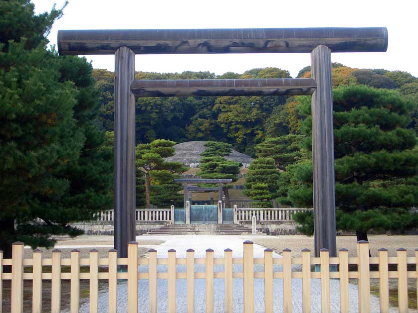 Grave of Emperor Meiji (died in 1912), Fushimi Momoyama, Kyoto.