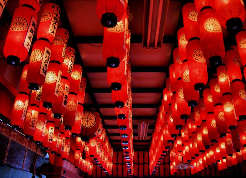 Hall of Lanterns at Seigantoji Temple.