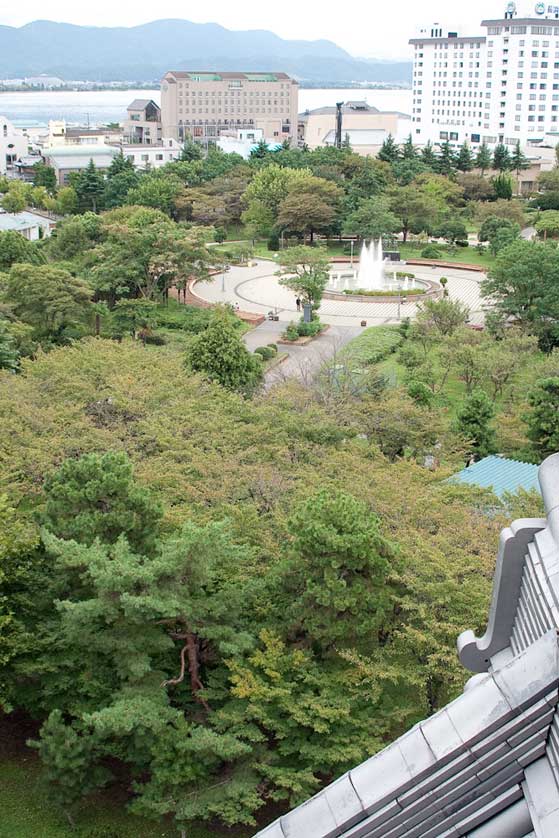 Nagahama Castle view.
