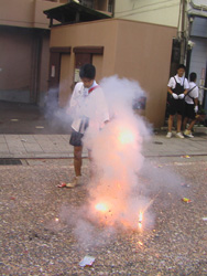 Nagasaki Shoro Nagashi Festival, Kyushu, Japan.