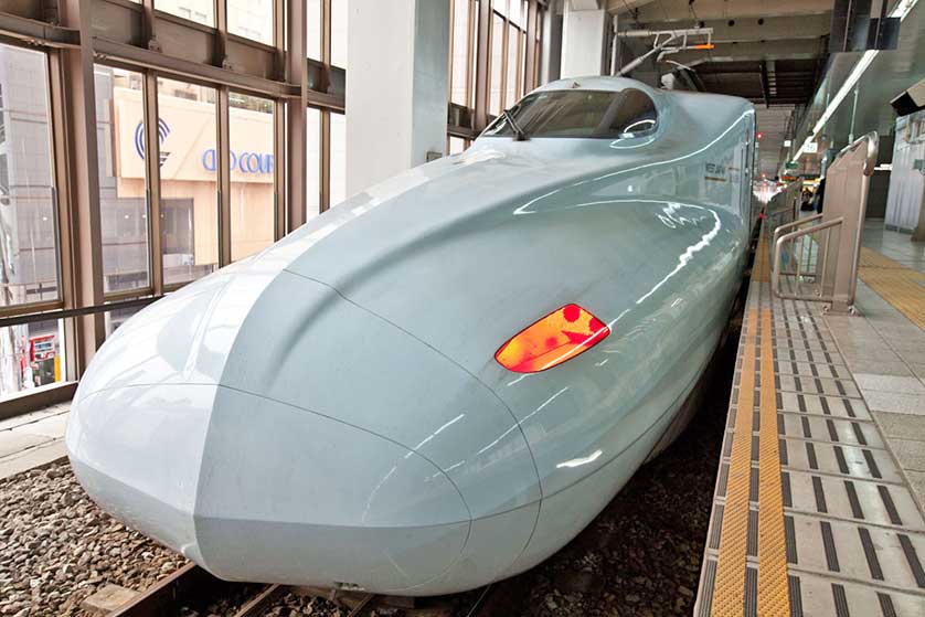Shinkansen bullet train at Nagoya Station
