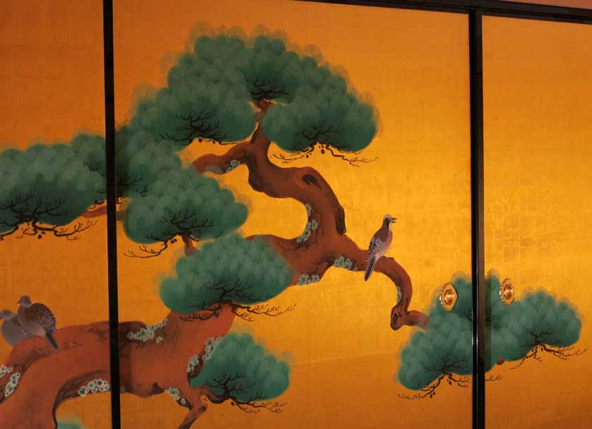 Pine tree at Nagoya Goten Palace, Nagoya Castle, Aichi, Japan.