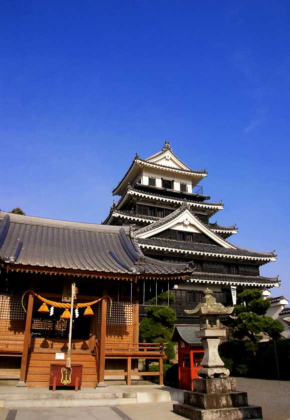 Nakatsu Castle grounds and shrine, Japan.