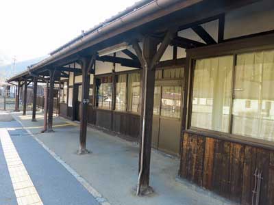 Narai station, Nagano, Japan.