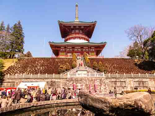 Great Peace Pagoda, Naritasan Temple, Narita, Japan.