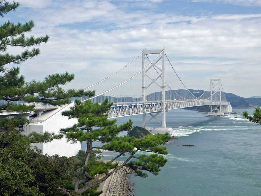 View from Narutoyama Observatory, Naruto, Tokushima, Tokushima Prefecture, Shikoku.