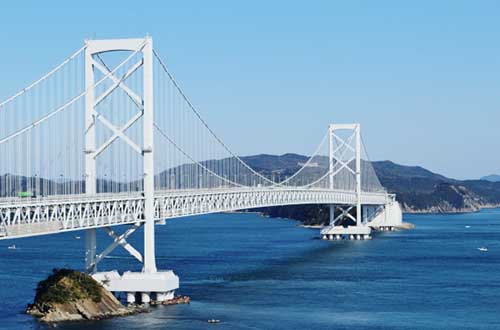 Naruto Bridge, Tokushima Prefecture, Shikoku.